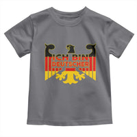 Proud Germany Toddler T Shirt Ich Bin Deutscher Bundesadler Coat of Arms - Wonder Print Shop