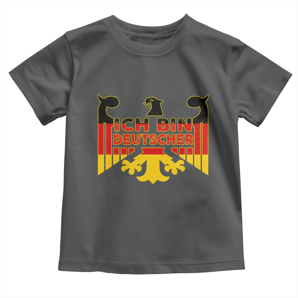 Proud Germany Toddler T Shirt Ich Bin Deutscher Bundesadler Coat of Arms - Wonder Print Shop