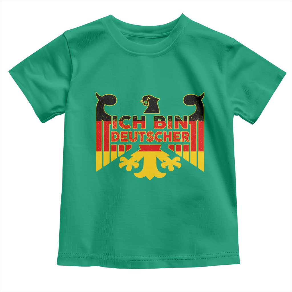 Proud Germany Toddler T Shirt Ich Bin Deutscher Bundesadler Coat of Arms - Wonder Print Shop