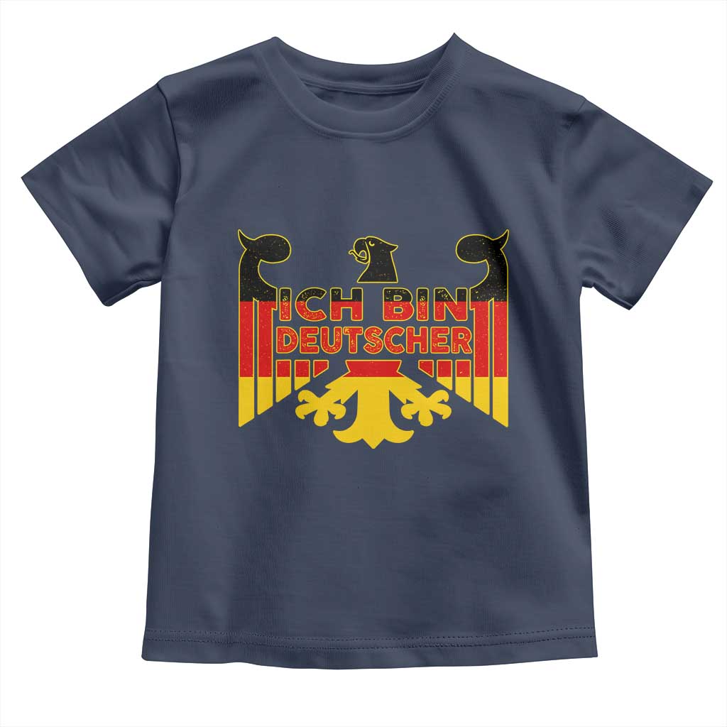 Proud Germany Toddler T Shirt Ich Bin Deutscher Bundesadler Coat of Arms - Wonder Print Shop