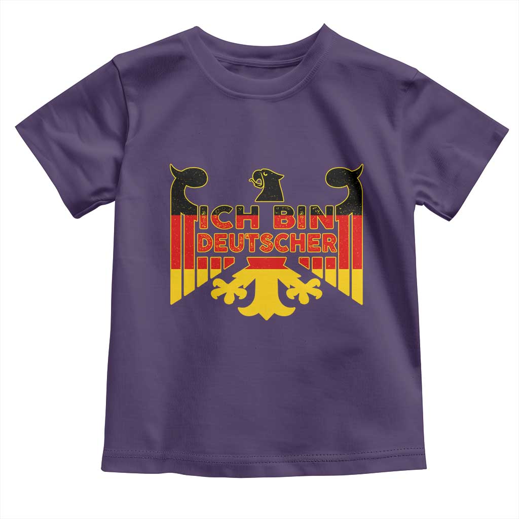 Proud Germany Toddler T Shirt Ich Bin Deutscher Bundesadler Coat of Arms - Wonder Print Shop