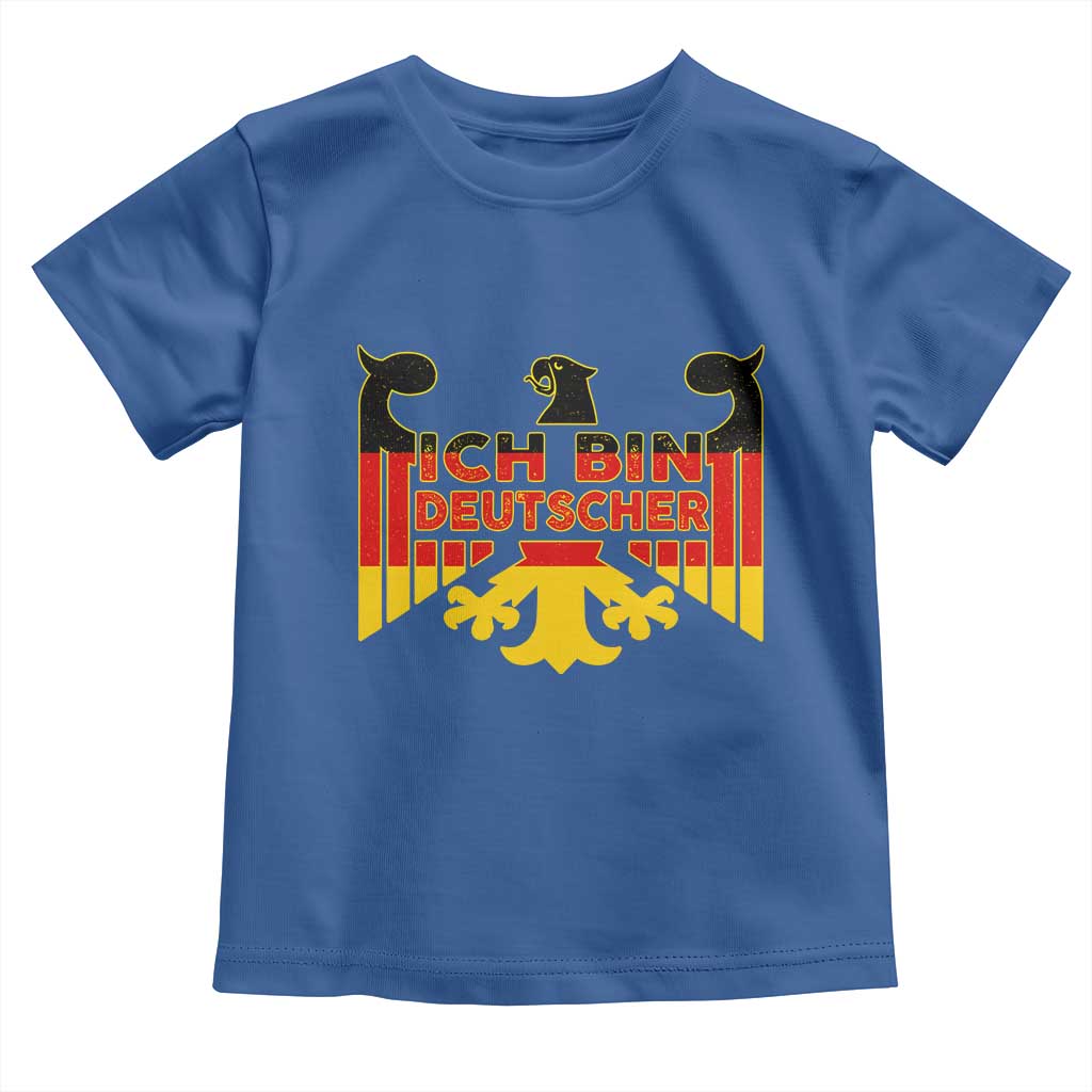 Proud Germany Toddler T Shirt Ich Bin Deutscher Bundesadler Coat of Arms - Wonder Print Shop