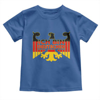 Proud Germany Toddler T Shirt Ich Bin Deutscher Bundesadler Coat of Arms - Wonder Print Shop