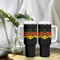 Proud Germany Tumbler With Handle Ich Bin Deutscher Bundesadler Coat of Arms - Wonder Print Shop