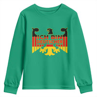 Proud Germany Youth Sweatshirt Ich Bin Deutscher Bundesadler Coat of Arms - Wonder Print Shop