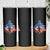 Funny Bigfoot Night Stroll American Flag Skinny Tumbler Patriotic 4th July - Wonder Print Shop