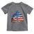 Funny Bigfoot Night Stroll American Flag Toddler T Shirt Patriotic 4th July - Wonder Print Shop