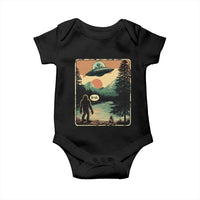 Funny Bigfoot Sasquatch Alien Spaceship UFO Introvert Bruh Baby Onesie - Wonder Print Shop