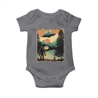 Funny Bigfoot Sasquatch Alien Spaceship UFO Introvert Bruh Baby Onesie - Wonder Print Shop