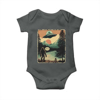 Funny Bigfoot Sasquatch Alien Spaceship UFO Introvert Bruh Baby Onesie - Wonder Print Shop