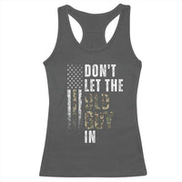 Funny Dont Let The Old Guy In Racerback Tank Top Vintage Camo American Flag - Wonder Print Shop