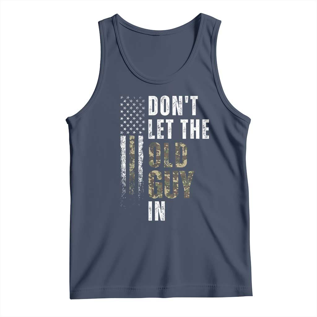 Funny Dont Let The Old Guy In Tank Top Vintage Camo American Flag - Wonder Print Shop