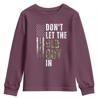 Funny Dont Let The Old Guy In Youth Sweatshirt Vintage Camo American Flag - Wonder Print Shop