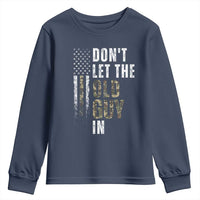 Funny Dont Let The Old Guy In Youth Sweatshirt Vintage Camo American Flag - Wonder Print Shop