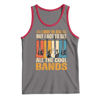 Funny I May Be Old But I Got To See All The Cool Bands Tank Top Guitar - Wonder Print Shop