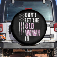 Funny Dont Let The Old Woman In Spare Tire Cover Vintage Pink Camo American Flag - Wonder Print Shop