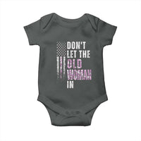 Funny Dont Let The Old Woman In Baby Onesie Vintage Pink Camo American Flag - Wonder Print Shop