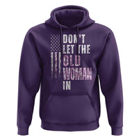 Funny Dont Let The Old Woman In Hoodie Vintage Pink Camo American Flag - Wonder Print Shop