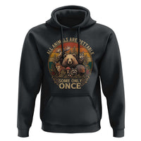 All Animals Are Pettable Some Only Once Hoodie Retro Wild Animals
