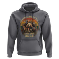 All Animals Are Pettable Some Only Once Hoodie Retro Wild Animals