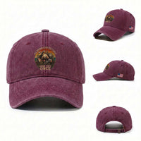 All Animals Are Pettable Some Only Once Washed Cotton Baseball Cap Retro Wild Animals