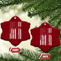 God Family Alabama Ceramic Ornament AL Game Day Christian American Flag