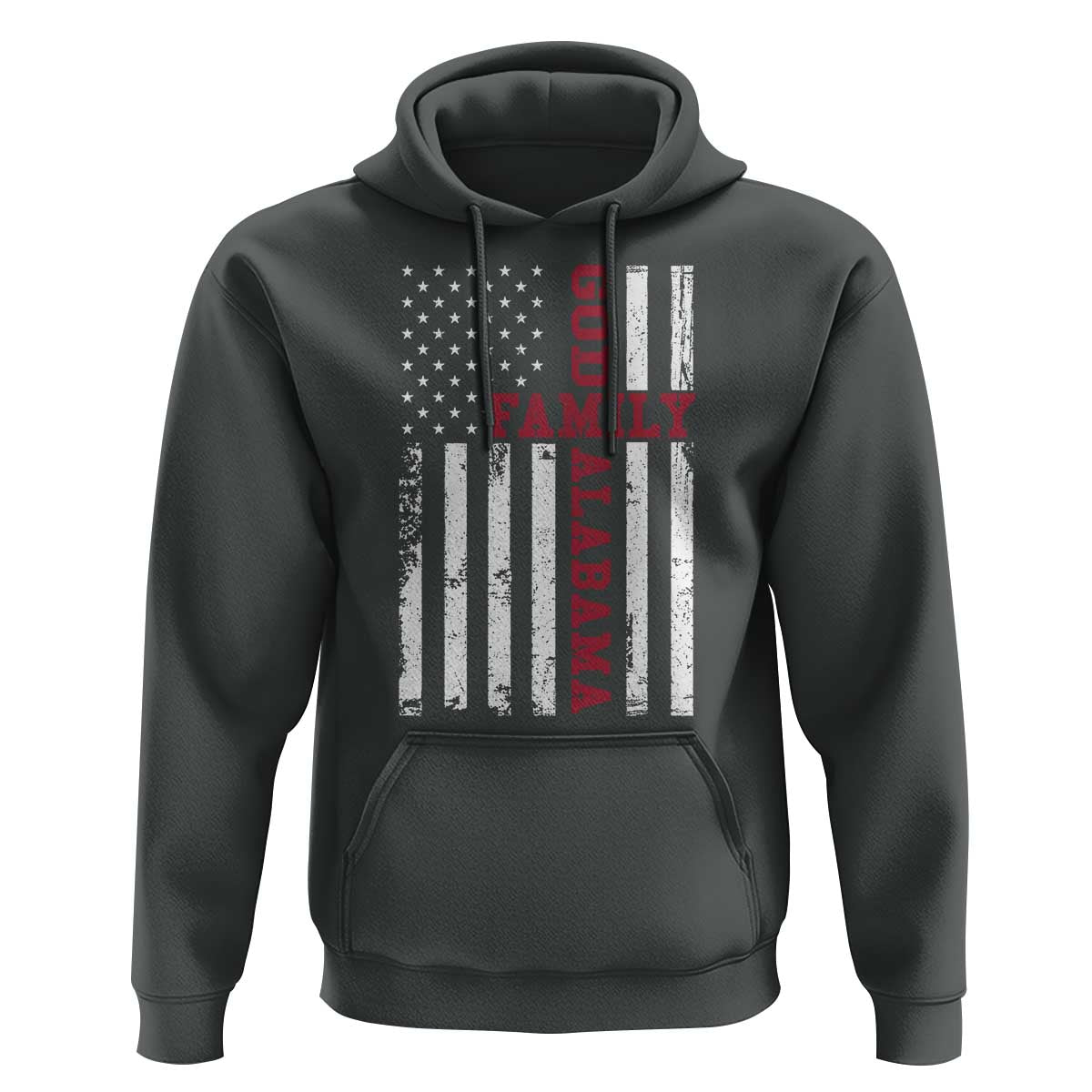 God Family Alabama Hoodie AL Game Day Christian American Flag