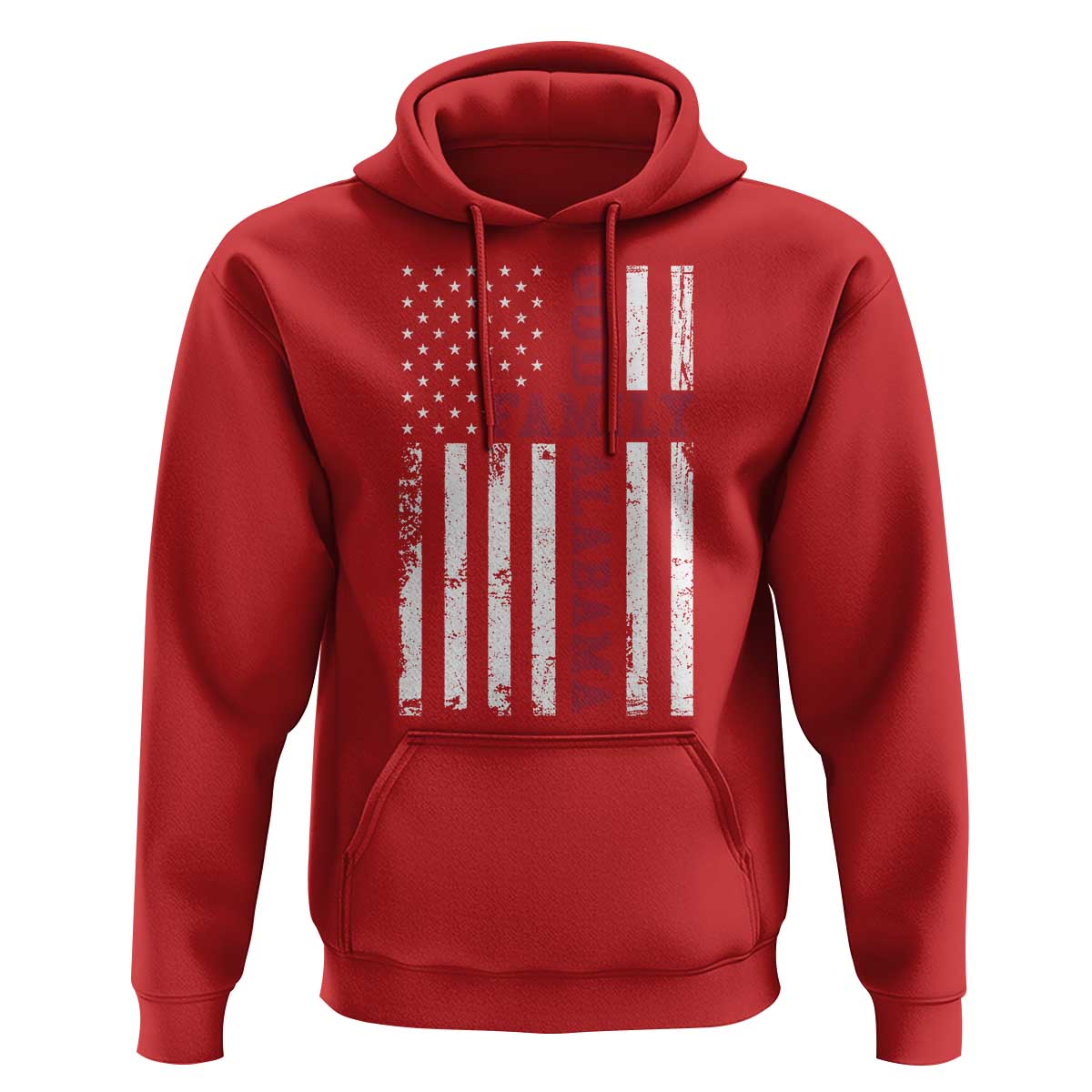 God Family Alabama Hoodie AL Game Day Christian American Flag