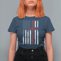 God Family Alabama T Shirt For Women AL Game Day Christian American Flag