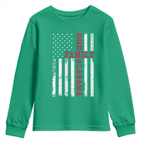 God Family Alabama Youth Sweatshirt AL Game Day Christian American Flag