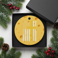 God Family Iowa Ceramic Ornament IA State Game Day Christian American Flag
