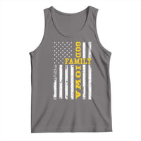 God Family Iowa Tank Top IA State Game Day Christian American Flag