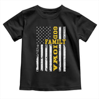 God Family Iowa Toddler T Shirt IA State Game Day Christian American Flag