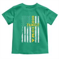 God Family Iowa Toddler T Shirt IA State Game Day Christian American Flag