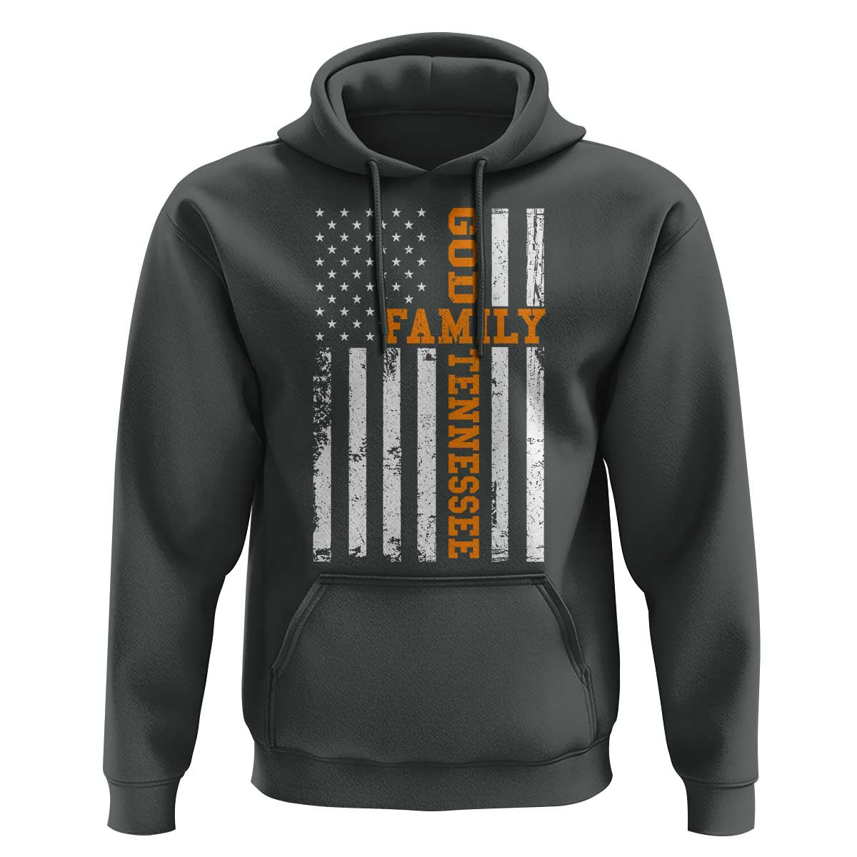 God Family Tennessee Hoodie TN Game Day Christian American Flag