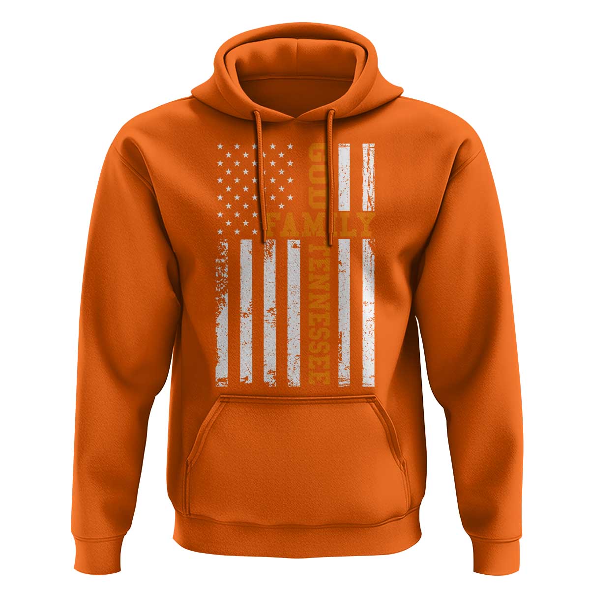 God Family Tennessee Hoodie TN Game Day Christian American Flag