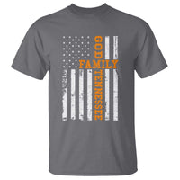 God Family Tennessee T Shirt TN Game Day Christian American Flag