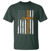 God Family Tennessee T Shirt TN Game Day Christian American Flag