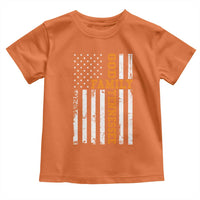 God Family Tennessee Toddler T Shirt TN Game Day Christian American Flag