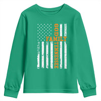 God Family Tennessee Youth Sweatshirt TN Game Day Christian American Flag