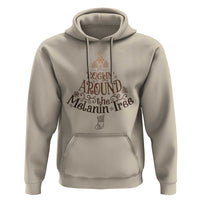 Christmas African American Hoodie Rockin' Around The Melanin Tree Xmas