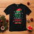 Funny Christmas Elf T Shirt I'm Not An Elf I'm Just Short Snowflakes - Wonder Print Shop