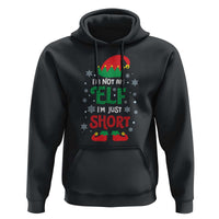 Funny Christmas Elf Hoodie I'm Not An Elf I'm Just Short Snowflakes