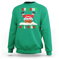 Funny Xmas Sweatshirt I Go Down All Night Santa Chimney - Wonder Print Shop