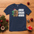 Christmas In Hawaii T Shirt Mele Kalikimaka Tiki Hibiscus Flower Santa Hat - Wonder Print Shop