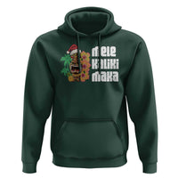 Christmas In Hawaii Hoodie Mele Kalikimaka Tiki Hibiscus Flower Santa Hat