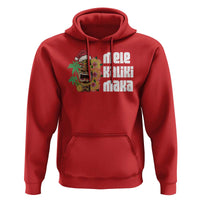 Christmas In Hawaii Hoodie Mele Kalikimaka Tiki Hibiscus Flower Santa Hat