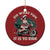 Funny Xmas Motorbike Christmas Ornament Oh What Fun It Is To Ride Female Santa Biker - Wonder Print Shop