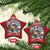 Xmas Female Santa Motorcycle Christmas Ornament Sleighrider Custom Toys For Bad Kids Too - Wonder Print Shop