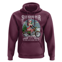 Christmas Female Santa Motorcycle Hoodie Sleighrider Custom Toys For Bad Kids Too